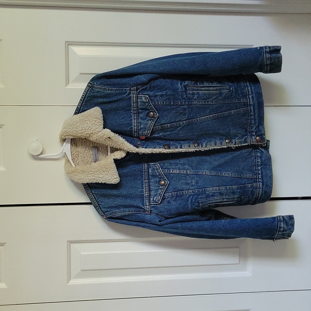 1980's levis sherpa jacket